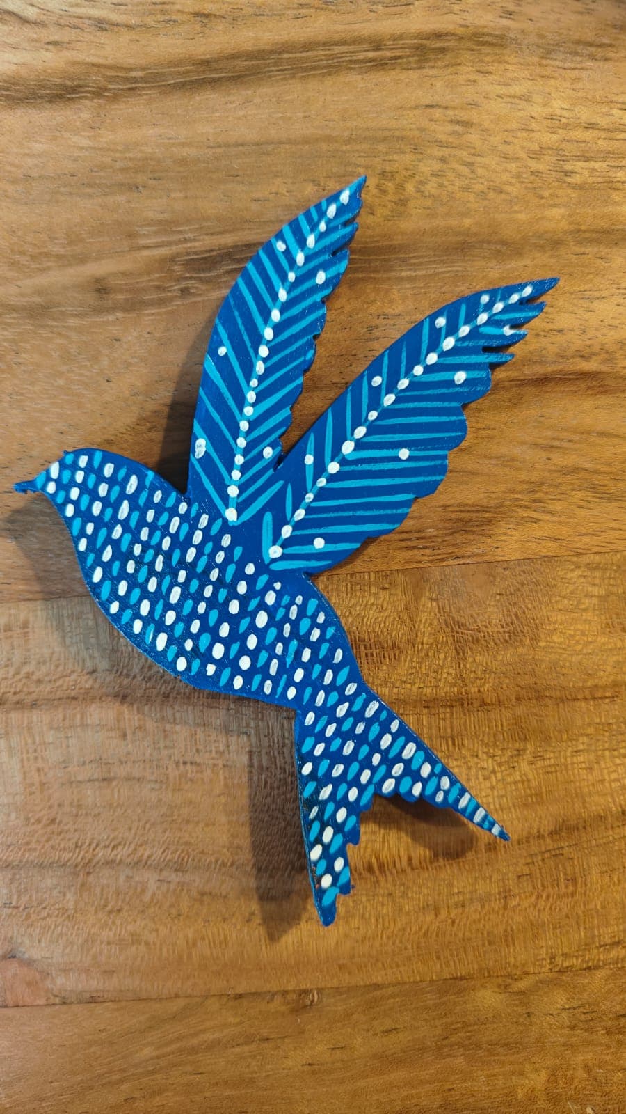 Wood Bird Magnet
