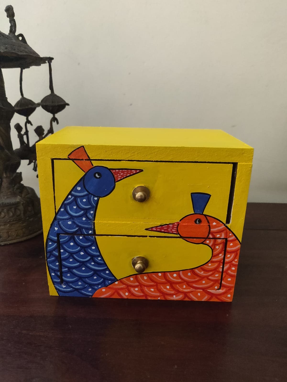 Peacock Trinket Box